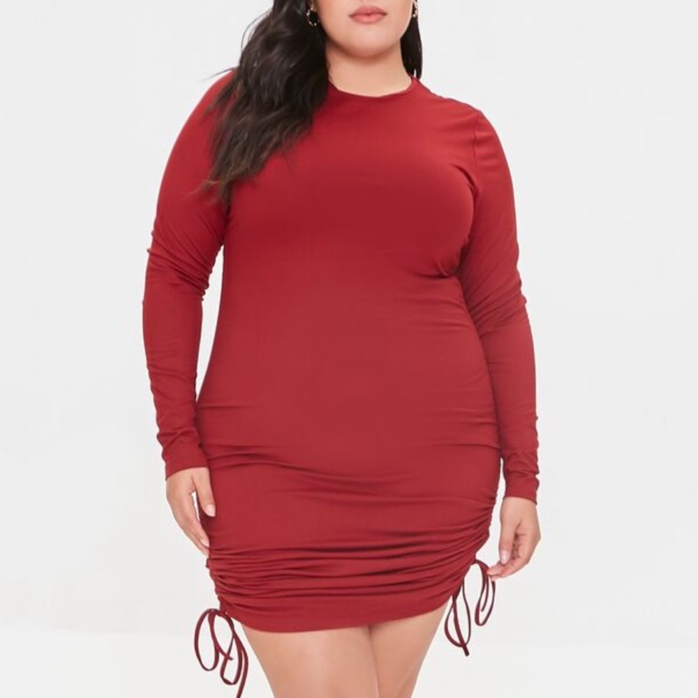Forever 21 Woman’s Plus Ruched Dress 💕